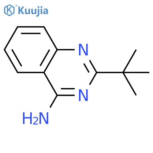 4-QUINAZOLINAMINE, 2-(1,1-DIMETHYLETHYL)- structure