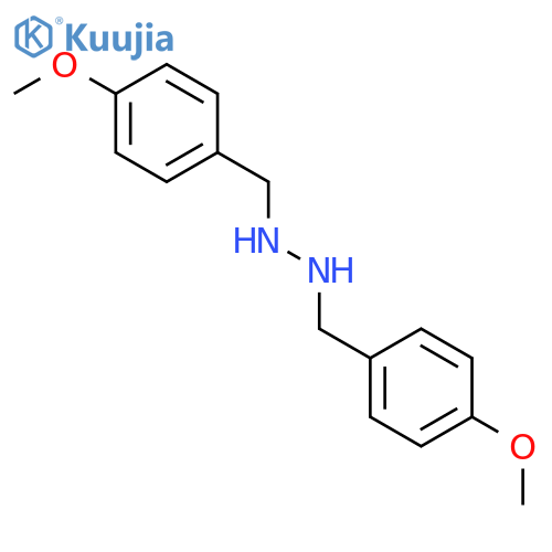 1,2-bis(4-methoxybenzyl)hydrazine structure