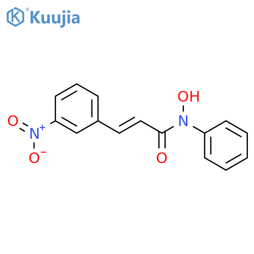 2-PROPENAMIDE, N-HYDROXY-3-(3-NITROPHENYL)-N-PHENYL- structure