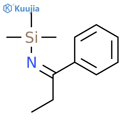 SILANAMINE, 1,1,1-TRIMETHYL-N-(1-PHENYLPROPYLIDENE)- structure