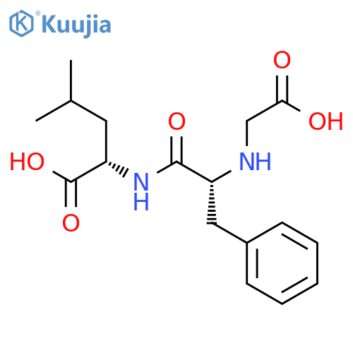 L-LEUCINE, N-[N-(CARBOXYMETHYL)-D-PHENYLALANYL]- structure