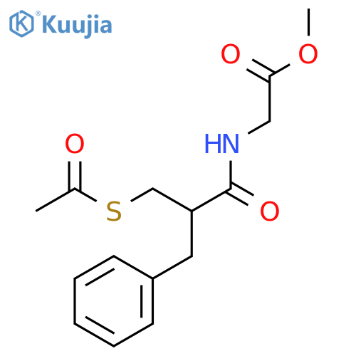 N-2-(Acetylthio)methyl-1-oxo-3-phenylpropylglycine Methyl Ester structure