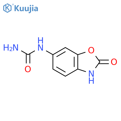 1-(2-oxo-2,3-dihydro-1,3-benzoxazol-6-yl)urea structure