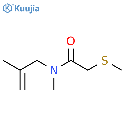 ACETAMIDE, N-METHYL-N-(2-METHYL-2-PROPENYL)-2-(METHYLTHIO)- structure