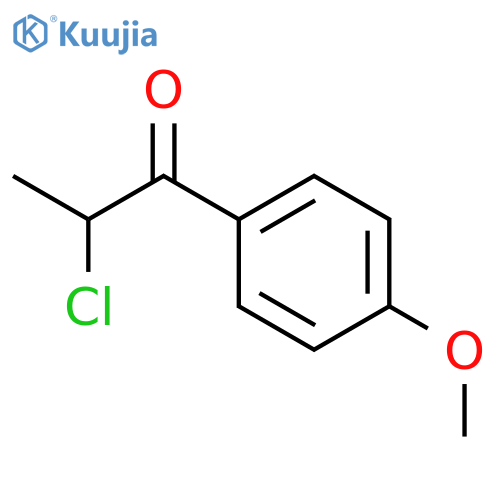 2-chloro-1-(4-methoxyphenyl)propan-1-one structure