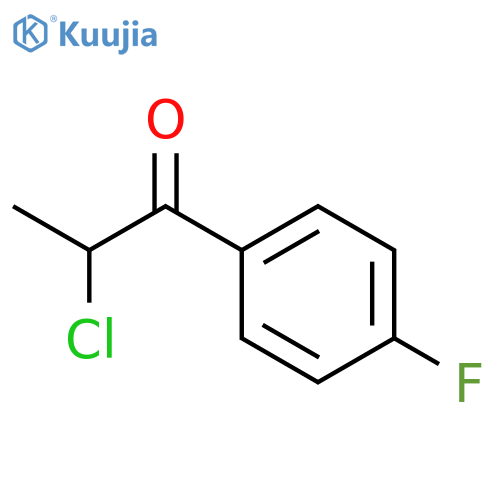 2-Chloro-1-(4-fluorophenyl)-1-propanone structure
