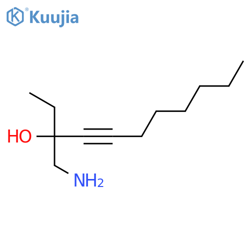 4-UNDECYN-3-OL, 3-(AMINOMETHYL)- structure