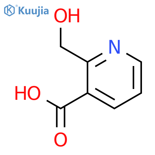 2-(hydroxymethyl)pyridine-3-carboxylic acid structure