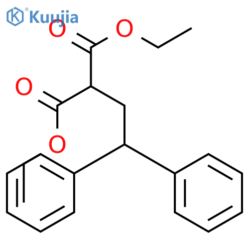 PROPANEDIOIC ACID, (2,2-DIPHENYLETHYL)-, DIETHYL ESTER structure