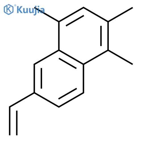 Naphthalene, 6-ethenyl-1,2,4-trimethyl- structure
