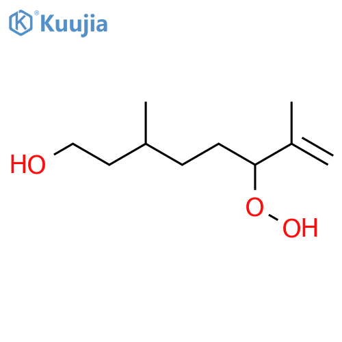 7-Octen-1-ol, 6-hydroperoxy-3,7-dimethyl- structure