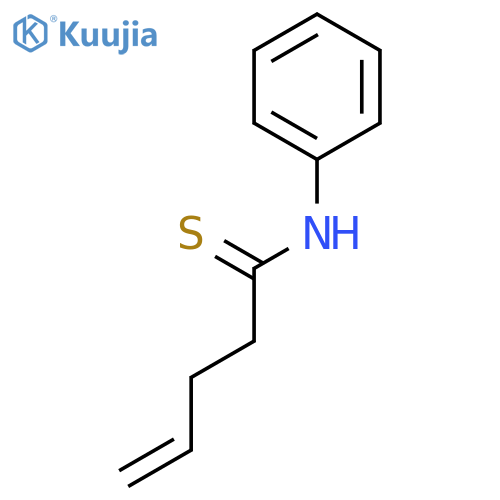 4-Pentenethioamide, N-phenyl- structure