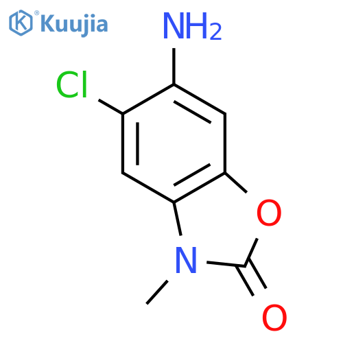 (6-amino-5-chloro-3-methyl-1,3-benzoxazol-2(3H)-one ) structure