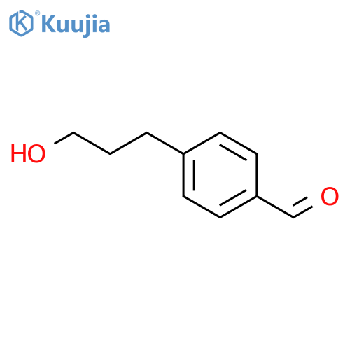 Benzaldehyde,4-(3-hydroxypropyl)- structure