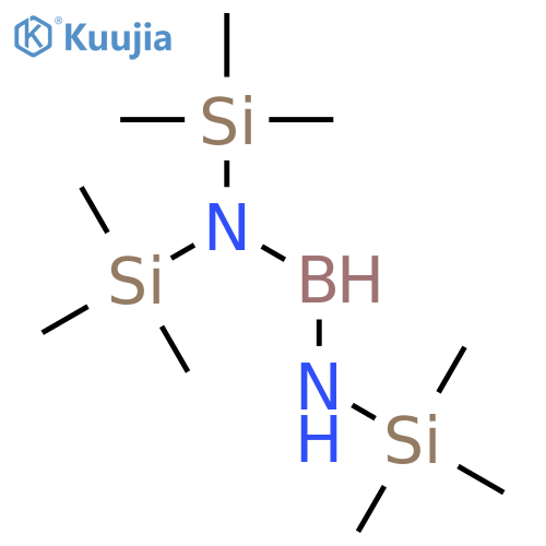 Boranediamine, N,N,N'-tris(trimethylsilyl)- structure
