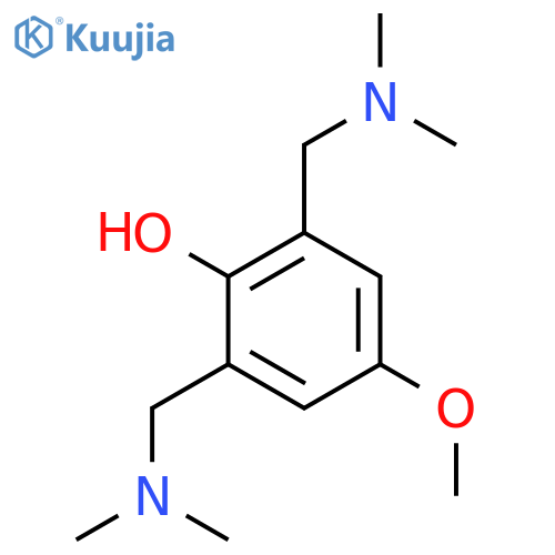 PHENOL, 2,6-BIS[(DIMETHYLAMINO)METHYL]-4-METHOXY- structure