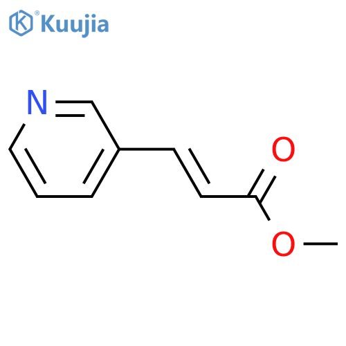 2-Propenoic acid, 3-(3-pyridinyl)-, methyl ester, (E)- structure