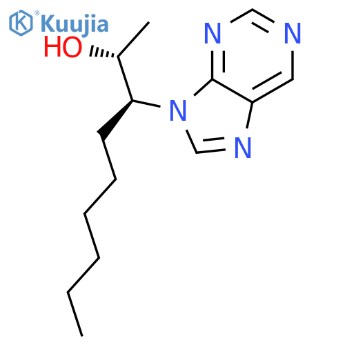 9-(2-hydroxy-3-nonyl)purine structure