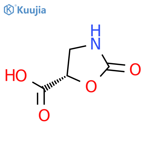 (5S)-2-oxo-1,3-oxazolidine-5-carboxylic acid structure
