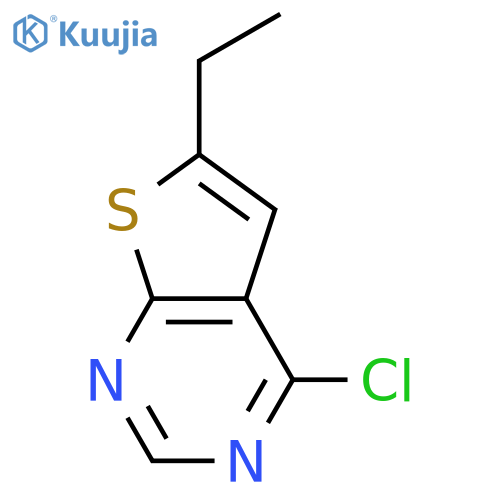 4-Chloro-6-ethylthieno[2,3-d]pyrimidine structure