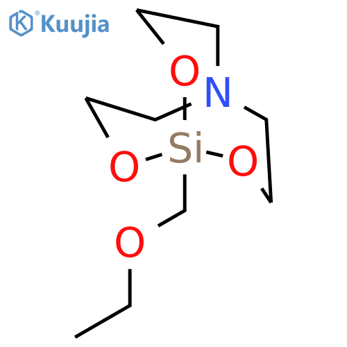 2,8,9-Trioxa-5-aza-1-silabicyclo[3.3.3]undecane, 1-(ethoxymethyl)- structure
