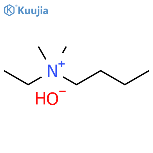 1-Butanaminium, N-ethyl-N,N-dimethyl-, hydroxide (1:1) structure