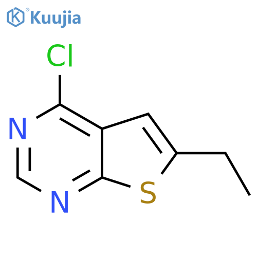 4-Chloro-6-ethylthieno[2,3-d]pyrimidine structure