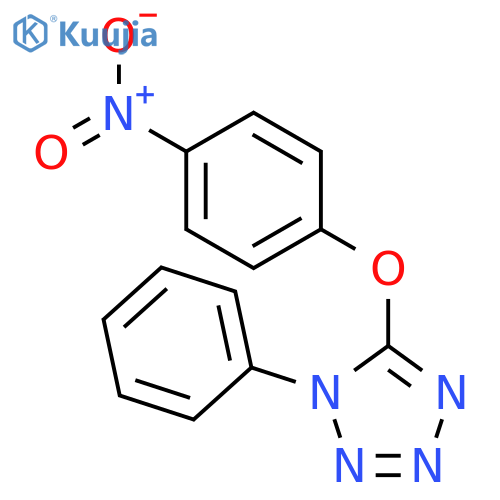 1H-Tetrazole, 5-(4-nitrophenoxy)-1-phenyl- structure