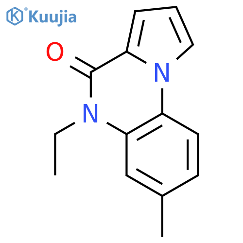 Pyrrolo[1,2-a]quinoxalin-4(5H)-one,5-ethyl-7-methyl- structure