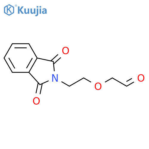 2-(2-(1,3-Dioxoisoindolin-2-yl)ethoxy)acetaldehyde structure