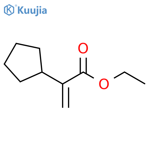 ethyl 2-cyclopentylprop-2-enoate structure