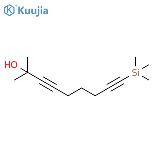 3,8-Nonadiyn-2-ol, 2-methyl-9-(trimethylsilyl)- structure