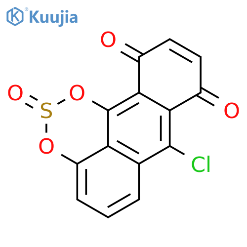 ANTHRA[1,9-DE]-1,3,2-DIOXATHIIN-8,11-DIONE, 7-CHLORO-, 2-OXIDE structure