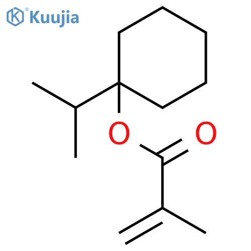 2-Propenoic acid, 2-methyl-, 1-(1-methylethyl)cyclohexyl ester structure