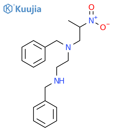 1,2-ETHANEDIAMINE, N-(2-NITROPROPYL)-N,N'-BIS(PHENYLMETHYL)- structure