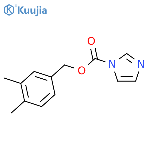 1H-Imidazole-1-carboxylicacid, (3,4-dimethylphenyl)methyl ester structure