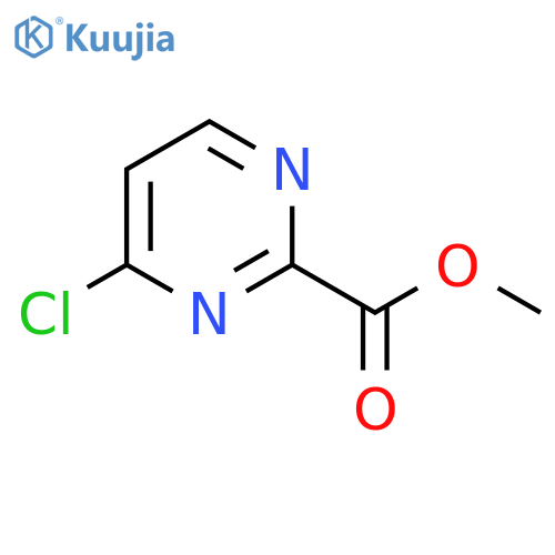 Methyl 4-chloropyrimidine-2-carboxylate structure