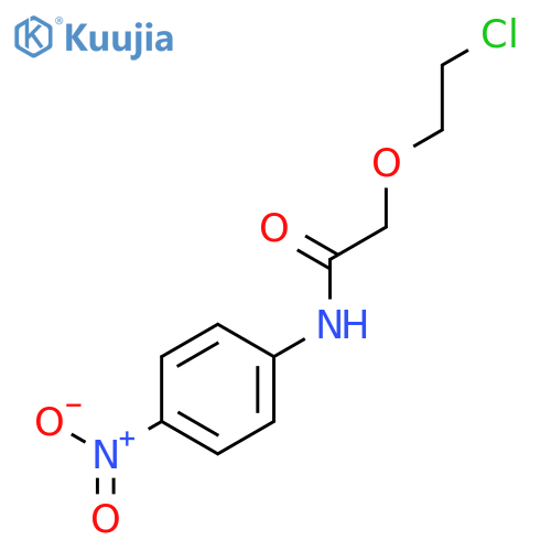 2-(2-Chloroethoxy)-N-(4-nitrophenyl)acetamide structure