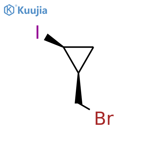Cyclopropane, 1-(bromomethyl)-2-iodo-, (1S,2S)- structure