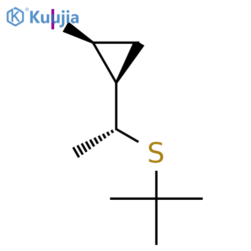 CYCLOPROPANE, 1-[(1R)-1-[(1,1-DIMETHYLETHYL)THIO]ETHYL]-2-IODO-, (1S,2S)- structure