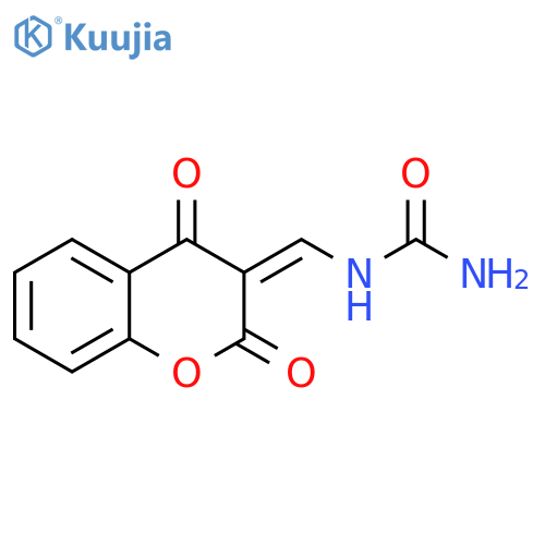 {[(3Z)-2,4-dioxo-3,4-dihydro-2H-1-benzopyran-3-ylidene]methyl}urea structure
