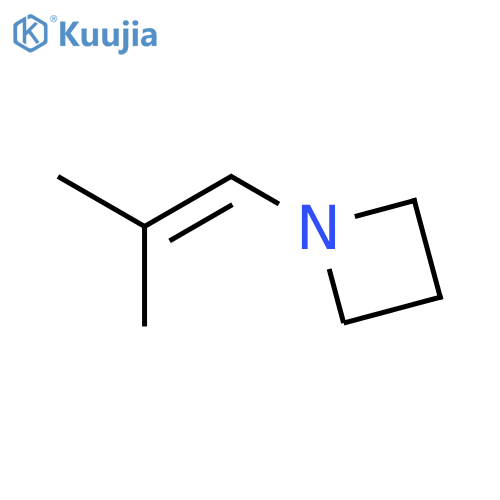 1-(2-methylprop-1-en-1-yl)azetidine structure
