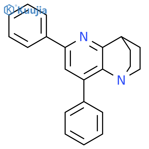2H-1,4-Ethano-1,5-naphthyridine, 3,4-dihydro-6,8-diphenyl- structure