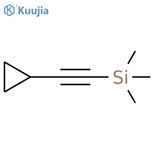 Cyclopropyl(trimethylsilyl)acetylene structure