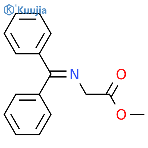 Methyl 2-((diphenylmethylene)amino)acetate structure