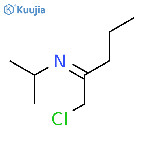 2-PROPANAMINE, N-[1-(CHLOROMETHYL)BUTYLIDENE]-, (Z)- structure