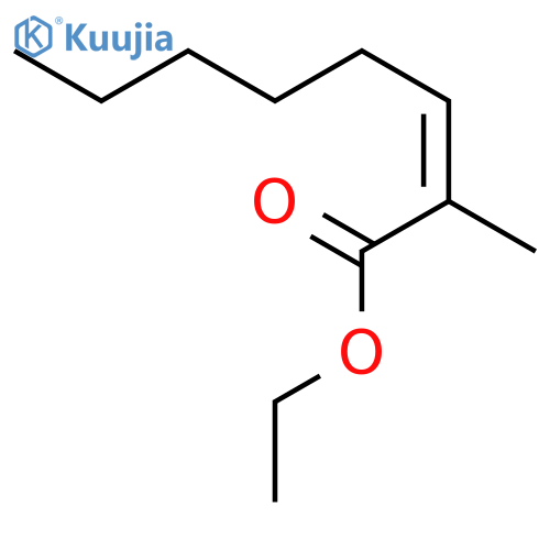 2-OCTENOIC ACID, 2-METHYL-, ETHYL ESTER, (Z)- structure
