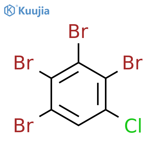 BENZENE, 1,2,3,4-TETRABROMO-5-CHLORO- structure
