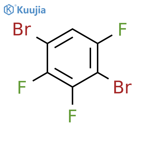 BENZENE, 1,4-DIBROMO-2,3,5-TRIFLUORO- structure