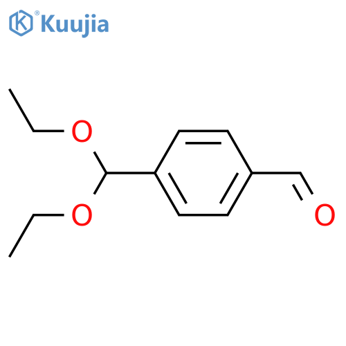 Terephthaldehyde monodiethylacetal structure